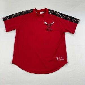 Mitchell & Ness NBA Chicago Bulls "Windy City" Pull Over Jersey Shirt Men Size:L